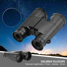 Black 6x42 Binoculars For Kids | Outdoor Adventure Toy For Boys And Girls | Exploration Telescope For Birdwatching, Camping, And Nature Observation | Durable And Lightweight Gift For Young Explorers - 黑色 - 查看 5