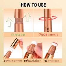 1pc Multi-Functional Liquid Contour & Highlighter Stick, Face Brightening Highlighter, Contouring Liquid, Shading Liquid, Sculpting & Collarbone Highlighting, Suitable For Daily, Festival, Stage Makeup - Nhiều màu - Xem 10