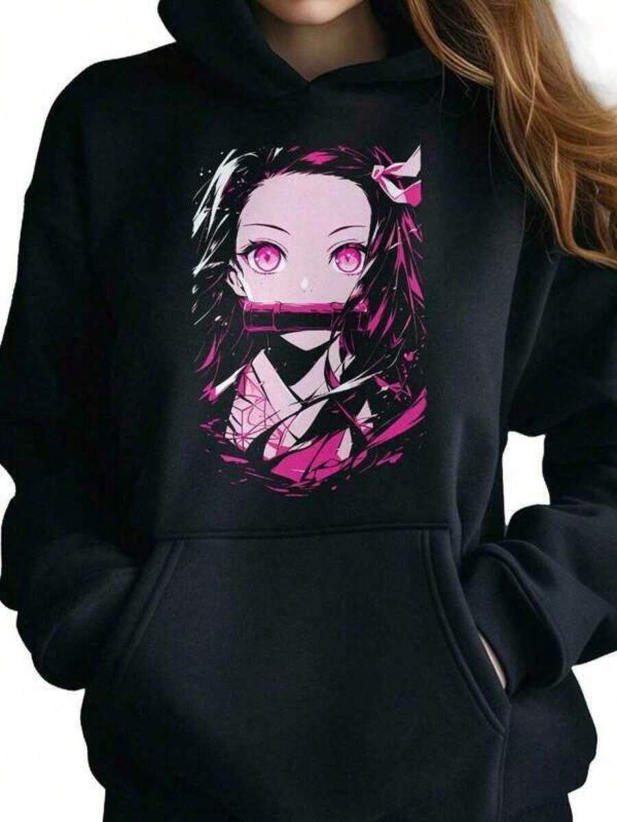 Men Outdoor Hoodies & Sweatshirts - Black - View 1