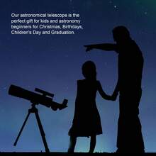 Portable 50mm Aperture, 360mm Focal Length Refractor Telescope | Astronomical Telescope For Adults, Beginners, And Children | Easy-To-Set-Up Travel Telescope For Observing The Moon And Stars | Ideal Gift For Astronomy Enthusiasts