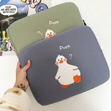 Cute Duck Pattern Laptop Sleeve, Fashionable Lightweight Protective Case For 11/13/14/15.6 Inch, Unisex Design - Multicolor - View 6