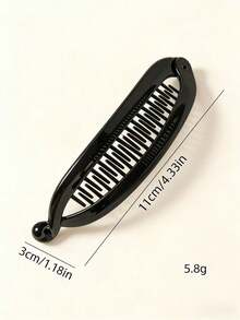 1/2/4 Pcs 4.3 Inch Curly Amber Banana Hair Scrunchies, French Elegant High Crown Hair Clips, Twist Hair Clips, Gifts, Travel, Women Gifts, Hair Accessories, Christmas Stocking Stuffers