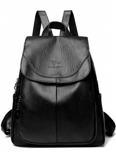 LANYIBAIGE Nueva mochila de cuero de alta calidad con estilo vintage, de gran capacidad, para viajes, moda y escuela, bolso de hombro para mujer