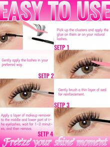 New Platform Product Recommendation: 800pcs Individual False Eyelashes, Providing 30D, 40D, 50D, 60D, 80D And 100D Curl Options, Lengths From 8-16mm. These DIY Individual Lashes Have A Natural Appearance, Fluffy And Lightweight, Soft And Comfortable, Reusable. - DD - 查看 6