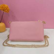 Fashionable And Versatile Crossbody Small Square Single Shoulder Chain Crossbody Women's Bag - 粉色 - 查看 1