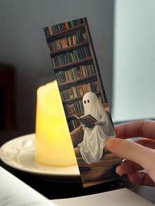30 piezas Marcapáginas de fantasmas de biblioteca leyendo, fantasmas personalizados, creativos, para marcar páginas de libros, regalos no repetitivos - Multicolor - Ver 9