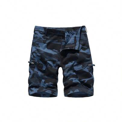 Men's Jungle Camouflage Work Shorts - Skin-Friendly, Breathable, And Durable Wi…