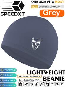 1顶骷髅波浪针织帽 - 宽松无檐帽，男士针织帽，适合夏季运动，如跑步、骑行、钓鱼、徒步旅行、棒球等。男士跑步针织帽，针织帽，冬季跑步帽，男士头带，针织帽，男士，帽子，女士，帽子，帽子，针织帽，跑步，礼物，保暖，骷髅帽，睡眠，睡帽，秋季服装 - A - 查看 13