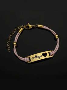 Customized Name/ID Bracelet | Unique Personalized Style, Suitable For Birthday And Epiphany Gifts, Handmade Jewelry - Multicolor - View 9