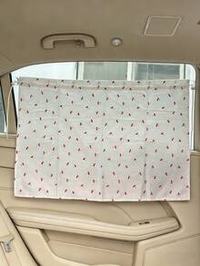 1pc Cartoon Style Sunshade Curtain, Suitable For Heat Insulation, Sun Protection, UV Protection, Applicable For Daily Commute, Self-Driving Travel And Various Car Models