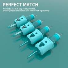 20pcs/Box Newest High Professional Spark Tattoo Needle Cartridges - Cadet Blue - View 6