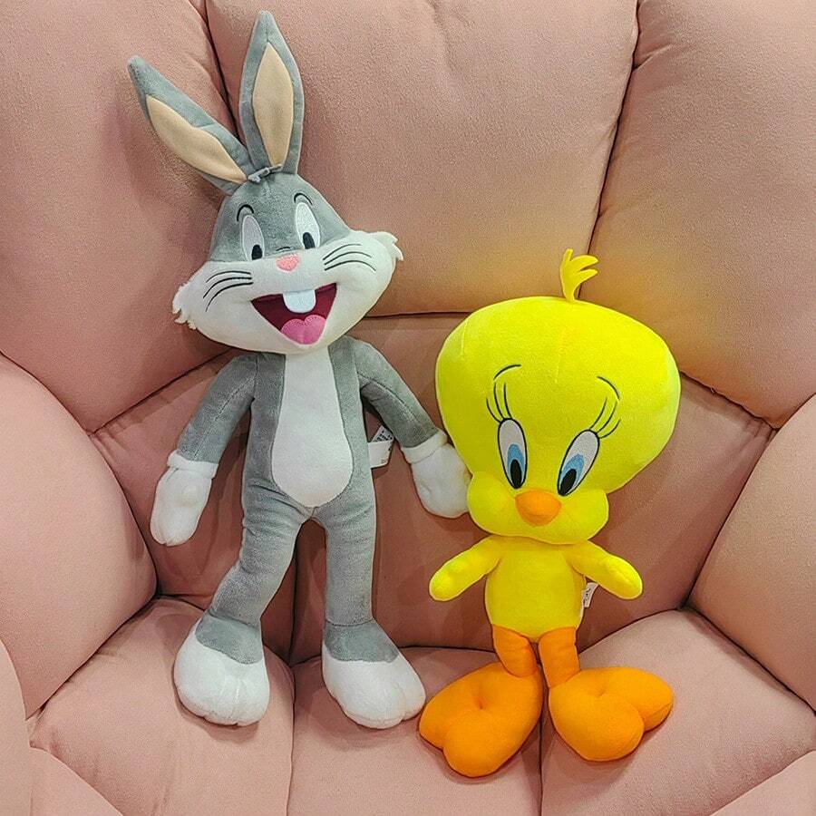 Looney Tunes | 1pc Classic 35cm Tweety Bird And 42cm Plush Toys Cartoon Stuffed Animals Doll Soft And Cuddly Birthday Christmas Gift For Children - Multicolor - View 1