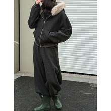 Women Outdoor Pants - Charcoal Gray (outerwear) - View 3