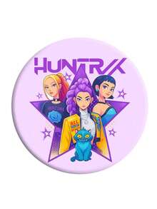 9枚卡通动漫图案韩流装饰徽章，动漫人物图案徽章，派对小礼物胸针徽章DIY派对装饰，圣诞节万圣节小礼物 - 彩色 - 查看 11