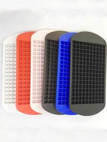 1 pieza Molde de silicona pequeño de 160 cavidades para cubitos de hielo, con buena resistencia al frío y durabilidad, se puede usar como molde para cubitos de hielo, pudín, adecuado para el hogar, bar y otras ocasiones, fácil de usar - Multicolor - Ver 10