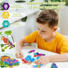 Children's Daily DIY Forest Animal Theme Poke Art Crafts - Multicolor - View 5