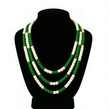 White And Opaque Green Bead Guide | Balance | Health | Spiritual Protection - Nhiều màu - Xem 1