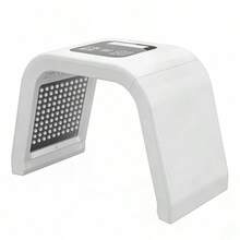 Mother's Day Gift, New Type Of Soothing Facial Beauty Device, Seven-Color LED Light Therapy Soothing Mask, Home Skincare LED Light Therapy Tool, Suitable For Facial, Neck Care And Full-Body Care, Suitable As A Gift For Beautiful Female Friends And Mothers. - 美規A型插(110-127V) - 查看 9