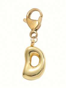 1Pc Lucky Keychain, Letters A-Z Pendant, Shiny Alloy Bag And Backpack Pendant, Perfect Gift For Birthdays And Special Occasions Keychain Ring Bag Backpack Pendant Car Pendant Gift For Women And Men, Wallet And Handbag Additions, Bag Pendant, Wallet Pendant, Lady Keychain Valentine's Day Gifts For Women: Car Keychains - Multicolor - View 21