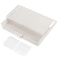 1 PC Under Desk Drawer Storage Under Desk Organizer Hidden Self-Adhesive Desks Drawers Slide-Out Stick On Desks Drawer Under Mount Drawers For Office/Classroom/Home - 白色 - 查看 11