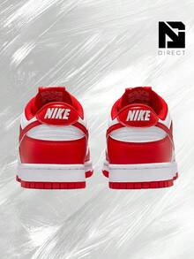 Nike Dunk Low St. Johns (2025) – Men's Lifestyle Sneakers – Shoes For Man-Vintage-Spring & Summer-Inspired Running Shoes, Shock-Absorbing Comfort, Gym To Streetwear Casual Wear-Easter Gift–HF5441 104 - 白/University Red-White - 查看 4