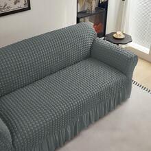 1 Piece  Sofa Cover Elastic Living Room Sofa Cover Pet Anti-Dirty Universal Sofa Protector Home Decoration Sofa Cushion Cover - 淺灰-4 - 查看 7