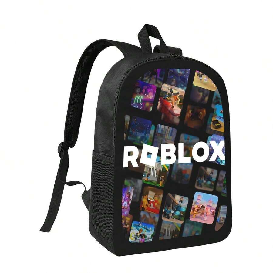 Collage Graphic Backpack – Ultimate Gamer Style With Diverse Game Scenes,Large Capacity Design, Can Accommodate 15 Inch Laptops And IPads, As Well As Other Daily Necessities, Suitable For Teenagers, Men And Women Traveling, Hiking, And School Backpacks ﻿ - A - View 1