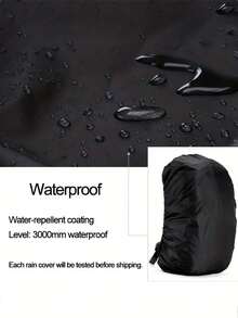 1Pc [Durable Backpack] Durable 35L Portable Outdoor Backpack, 1pc | Vibrant Backpack With Cover - Ideal For Travel, Camping, And Sports Accessories, Camping Gear - Multicolor - View 8