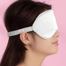 4pcs/Set Silk-Like Sleep Mask, Fatigue Relief, Wedding Favor, Headband, Drawstring Pouch - Multicolor - View 6