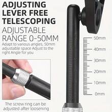 这款后视镜采用特殊涂层凸透镜，有效减少车灯和阳光眩光，为您提供清晰无畸变的后方交通视野。广角设计扩大了您的视野范围，无需转头即可观察来车，是城市通勤和繁忙道路的理想之选。配备球形关节枢轴和柔性鹅颈臂。 - 彩色 - 查看 9