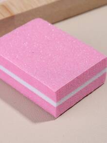 五合一便携式美甲美足套装 - 独立包装：双面指甲锉、木质角质层推棒、指甲清洁工具、指甲抛光块、亚克力美甲笔，用于自我护理和指甲修整 - 彩色 - 查看 7