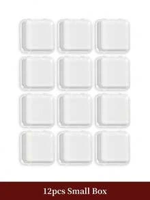 Nail Tip Storage Box, Nail Sticker Storage Box, Nail Sticker Packaging, Nail Decoration Storage, Jewelry Storage, Cosmetics Storage, Manicure Tool Storage, DIY Jewelry Storage, Plastic Storage Box, Transparent Plastic Desktop Storage Box, Small Rectangular Storage Box For Home - Clear - View 15