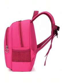 大容量学生背包，时尚可爱ins风背包，多功能大童书包 - 彩色 - 查看 6