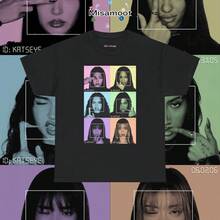 _Katseye Y2K T Shirt Katseye Cyber Style Fanmade Eyekon Merch - màu đen - Xem 1