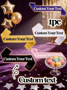 Correas personalizadas para fiestas con texto personalizado, correas con logotipo personalizado, correas para despedida de soltera, correas para concurso de belleza y cumpleaños, correas DIY, correas personalizadas para novia - Multicolor - Ver 6