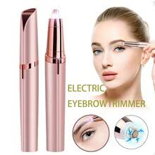 1pc Electric Eyebrow Trimmer, Instant Eyebrow Razor, Women's Facial Hair Removal Tool, USB Rechargeable