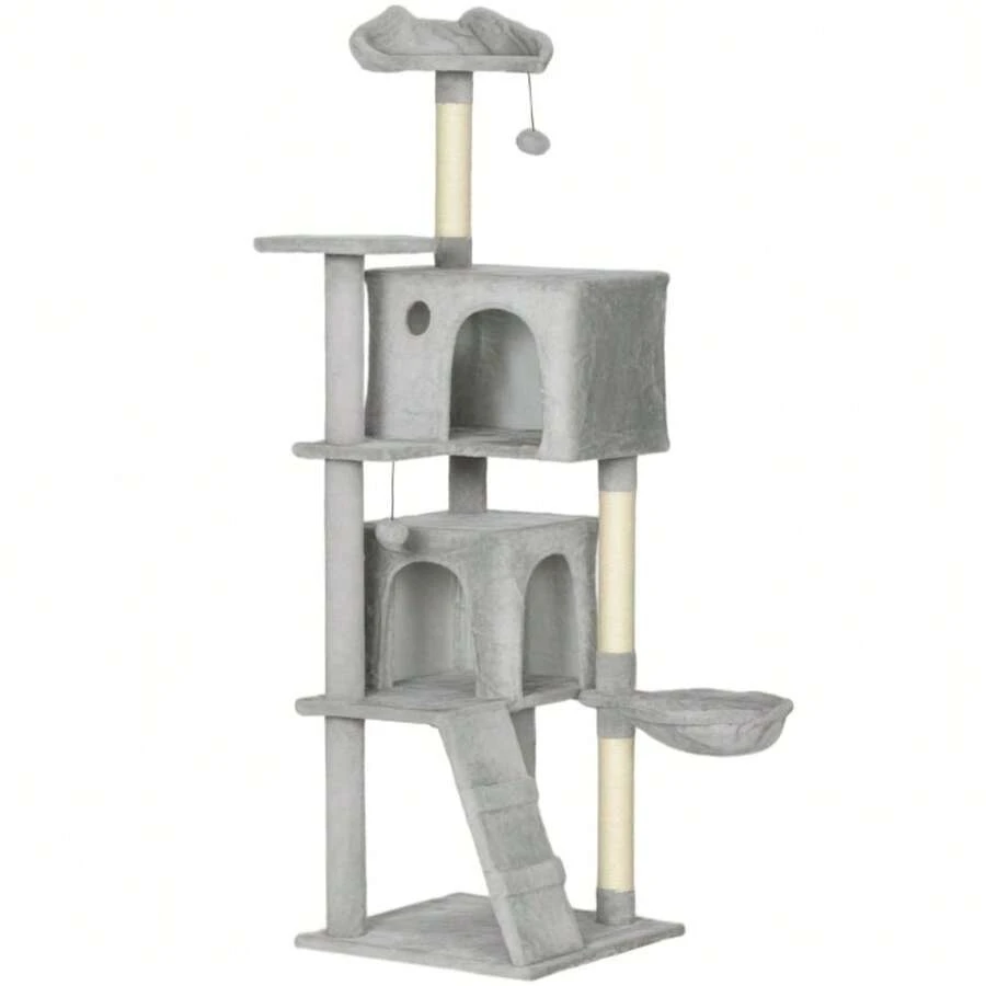 Cat Trees & Condos - Grey - View 1