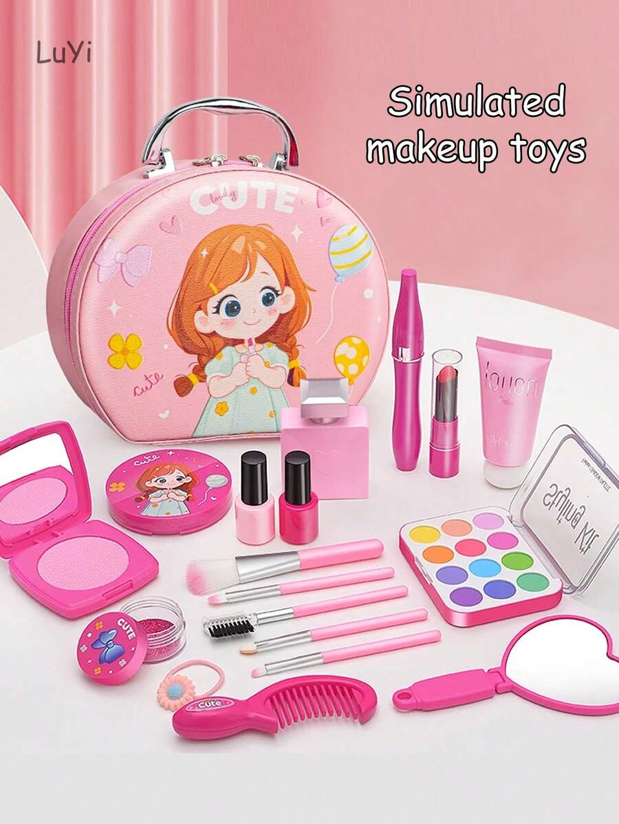儿童过家家可爱女孩化妆玩具，角色扮演互动换装玩具，女孩生日/圣诞礼物