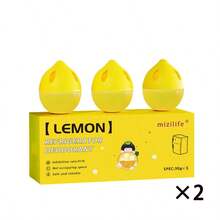 3/4/6/8pcs Deodorizing & Freshening Preservative, Containing Lemon Essential Oil And Limonene. Decompose Or Neutralize Decaying Substances, Effectively Reduce Odor In Sealed Furniture And Appliances (E.G. Refrigerator, Freezer, Etc.). Egg-Shaped Design, Easy To Place. - Lemon Flavor - View 15