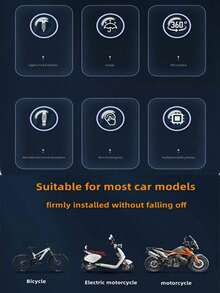 Motorcycle Sun Visor Phone Holder, Bicycle Navigation Anti-UV Anti-Frost Phone Mount, Electric Motorcycle Anti-Shake Phone Holder, Convenient Cycling Phone Clip, Motorcycle Phone Holder - A - View 10