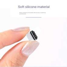 1pc Rhinestone Type-C Phone Dust Plug, Metal High Gloss, Suitable For Android Series - Multicolor - View 8