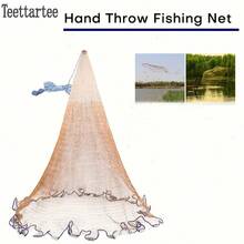 Teettartee Red de mano lanzada, estilo americano, red de mano lanzada para río, red de mano lanzada para mar - Multicolor - Ver 5