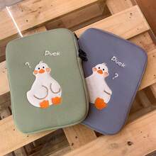 Cute Duck Pattern Laptop Sleeve, Fashionable Lightweight Protective Case For 11/13/14/15.6 Inch, Unisex Design - Multicolor - View 10