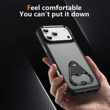 360° Rotatable Skin-Friendly Triangle Phone Stand, Compatible With Apple 11/12/13/14/15 Pro Max/16/17, Galaxy S23/24/25