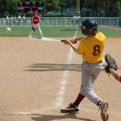 Set De Béisbol Bates De Aluminio C/pelota Y Guante Infantil