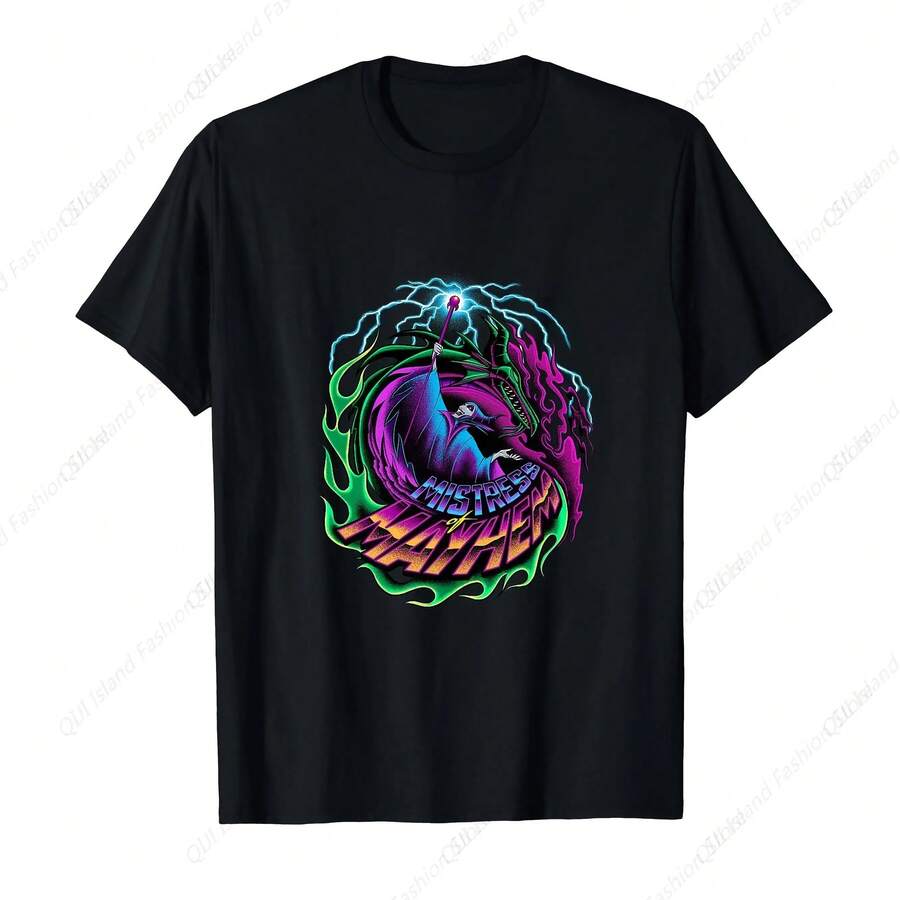 Villains Of Poster T-Shirt - Black - View 1