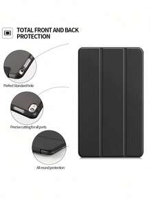 1pc Silicone Soft Case/Full Edge/Honeycomb Texture Cooling/Protective Cover/Suitable For IPad (Air4/5/6)/(7/8/9/10th Gen)/IPad 11 1A16(2025) - Black - View 6