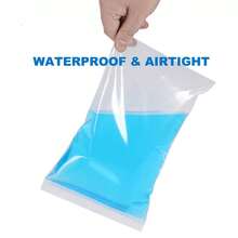 500 PCS Thick 4 Mil Clear Zip Poly Bags Plastic Reclosable Zip Seal Lock Bags Heavy-Duty Necklace Ring Coin Beads Jewelry Pill Zipper BagSnack Bag Household Items School Supplies Office Supplies Baking Supplies Storage Supplies Zip Lock Bags Assorted Sizes Sealable Plastic Bags - 白色 - 查看 5