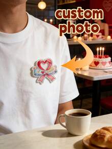 1pc Customized Acrylic Pin,Personalized Photo Pin,Unique Bag Accessories, Jackets & Backpacks, Creative Gift For Teens, Artists, Or Cosplay Fans,Small Gift, Fashionable, Colorful, Cute, Simple, Kawaii, Unique Personalized Customized Gifts,Back To School Gift,Ideal For Birthday,Wedding,Valentine's Day, Mother's Day,Anniversaries& Special Occasions - Multicolor 4 - View 2