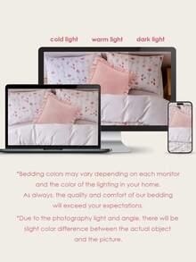 1 vỏ gối trang trí kiểu Pháp lãng mạn có bèo nhún (không bao gồm ruột gối), vỏ gối trang trí lãng mạn tinh tế cho phòng ngủ/ký túc xá/ghế sofa/ghế thư giãn, quà tặng cho người yêu/bạn bè, có thể giặt máy, đạt chứng nhận Oeko-Tex, màu hồng. - Hồng - Xem 5